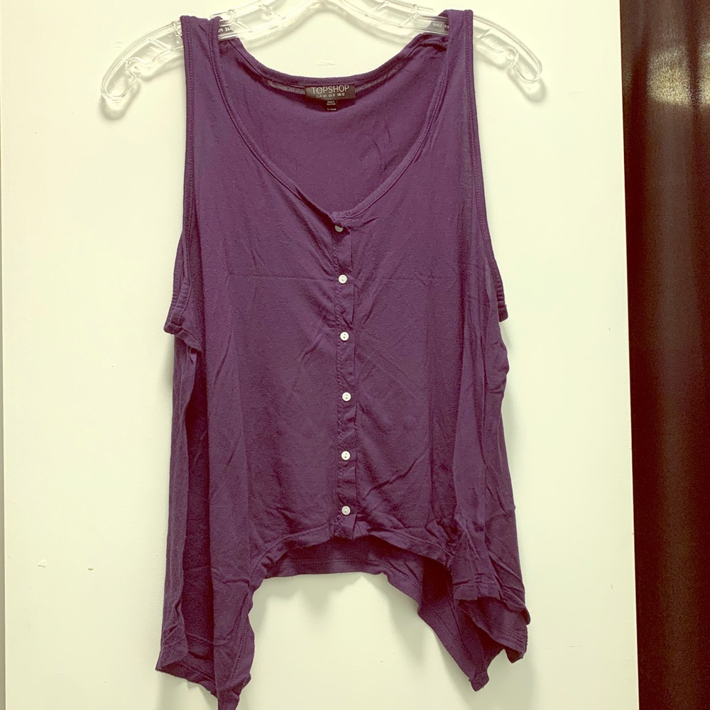 Top Shop Draping Vest Tank